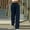 Blue, variant on MKLEKYY Womens Pants Women Fashion Solid Casual Wide Leg Comfortable Straight Leg Pants with Pockets Flat Front Chino