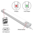 thumbnail image 3 of 60 LED Closet Lights, USB Rechargeable Under Cabinet Light, PIR Motion Sensor LED Night Light for Closet Cupboard Pantry Stair, 3 of 9