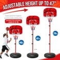 thumbnail image 4 of Ayieyill Kids Basketball Hoop with 3 Balls, Basketball Hoop Indoor Toddler Basketball Hoop Basketball Goals Indoor Outdoor Play, 4 of 8