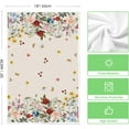thumbnail image 6 of Bloom Flowers Leaves Spring Kitchen Towels Dish Towels, 18x26 Inch Farmhouse Summer Floral Decoration Hand Towels Set of 4, 6 of 6