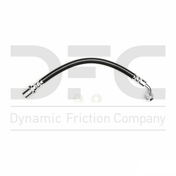 Rear Lower Right Dynamic Friction Company Brake Line Hose 350-76209 For 1983-1997 Toyota Land Cruiser, 1996-1997 Lexus LX450