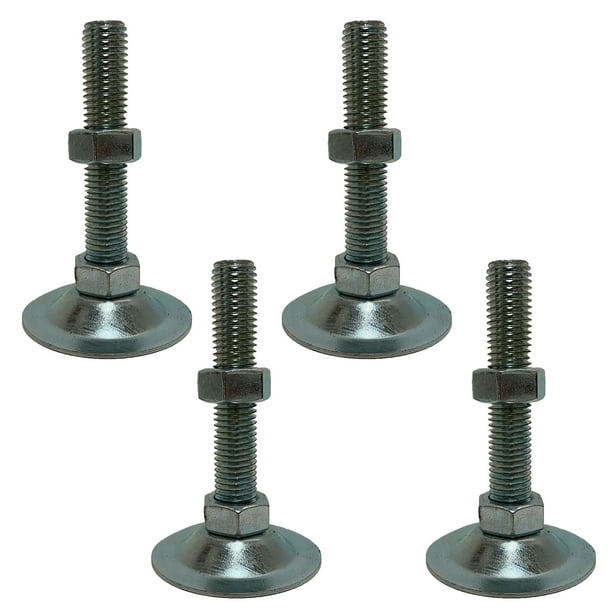 Nivelador De Acero Inoxidable Uso Industrial De 1/2 X 3" (4pzas) INAHER MT-2 inoxidable
