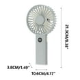 thumbnail image 2 of JingChun Handheld Portable Fan, Ajustable Strong Wind USB Rechargeable Personal Mini Fan Desk Fan for Girls Women Kids Traveling Outdoor office, 2 of 3