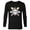 Black, variant on Disney Mickey Mouse Baseball Team Player Sports 2023 - Long Sleeve T-Shirt for Men - Customized-Athletic Heather