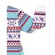 thumbnail image 4 of Pijama De 2 Piezas De Estilo Navideño Para Niños, Conjunto De Pantalones Y Top De Manga Larga, Ropa De Salón De Algodón Con Estampado Geométrico, Conjunto De Pijama Informal Cómodo, Ropa De Niña, 4 of 4