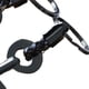 thumbnail image 4 of Llavero de Pareja Hugo Metal Split Colgantes Negro, 4 of 4