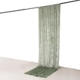 thumbnail image 7 of BalsaCircle 5 feet x 12 feet Sage Green Velvet Backdrop Curtain Party Photobooth Home Decorations, 7 of 7
