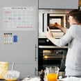 MoKo Acrylic Dry Erase Board Monthly Calendar for Refrigerator