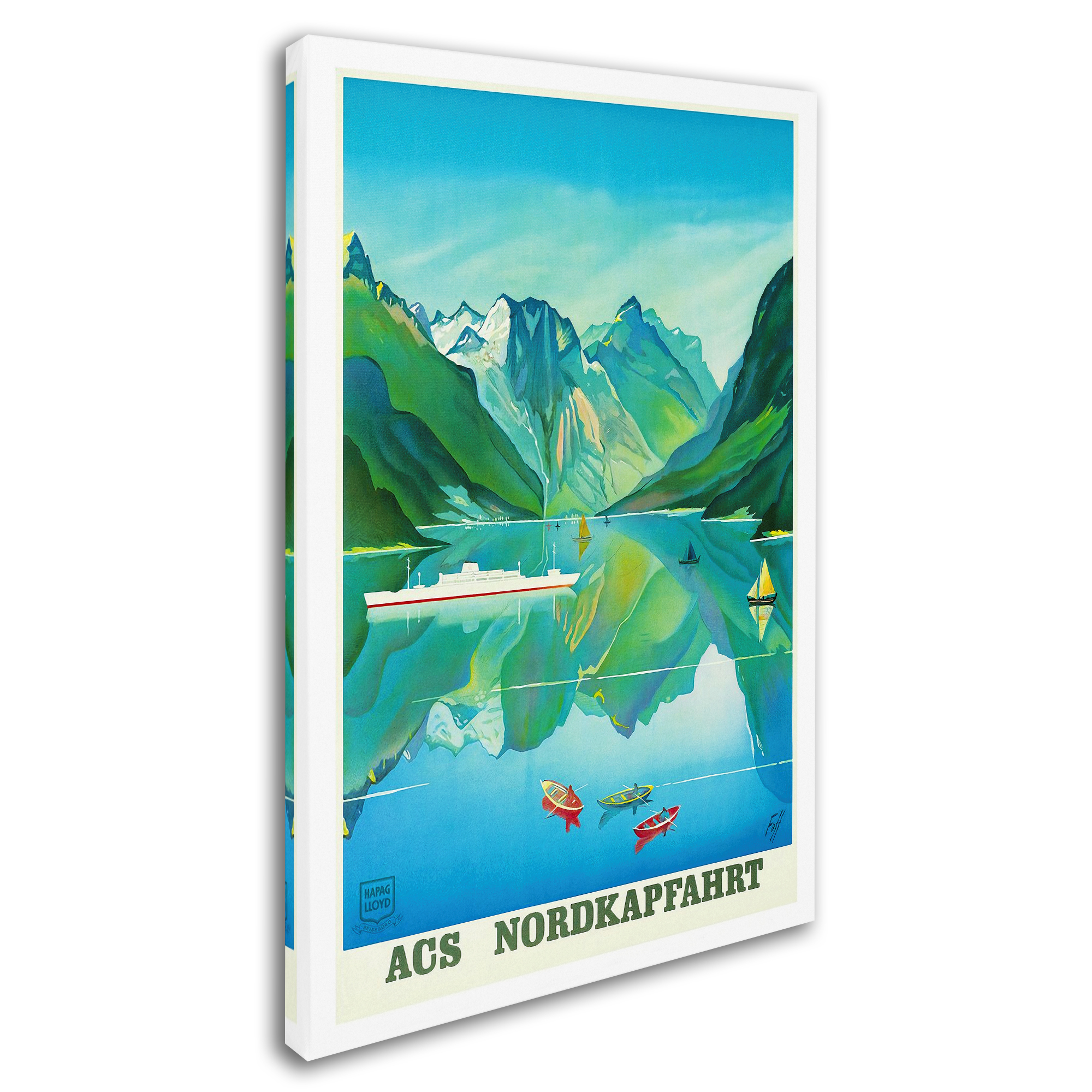 Trademark Fine Art 'Travel Ship 123' Canvas Art by Vintage Lavoie