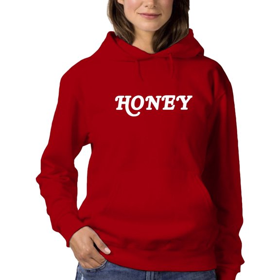 Honey Text Hoodie Women -GoatDeals Designs, Female 3X-Large