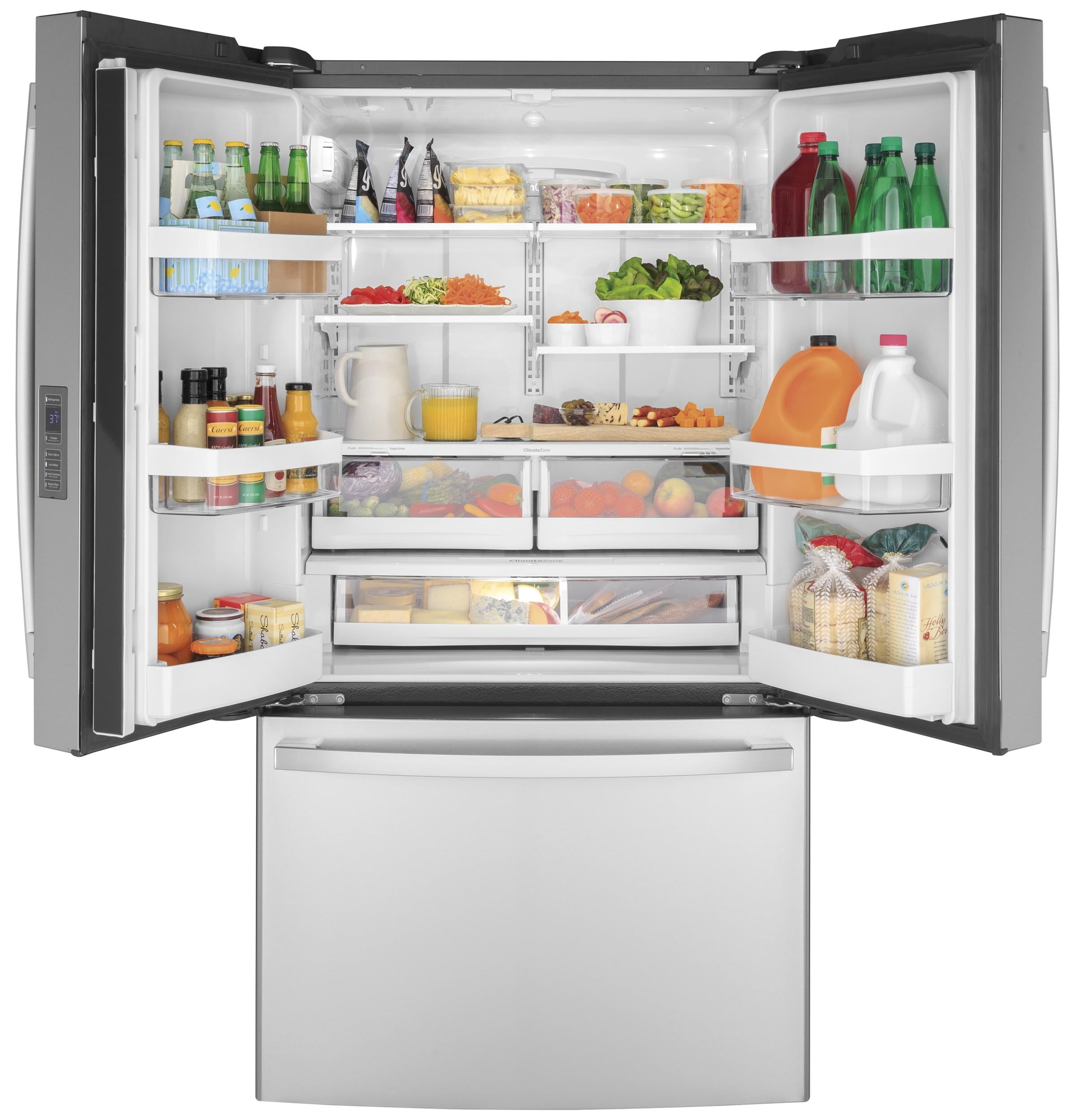 GE Appliances 23.1 cu Ft. Fingerprint Resistant Counter-Depth French-Door Refrigerator