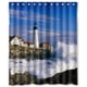 thumbnail image 1 of ABPHQTO Faro y ola Hermosa escena Cortina de ducha Cortina de ducha impermeable 150x180 cm, 1 of 2