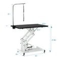 thumbnail image 5 of Hydraulic Dog Pet Grooming Table Heavy Duty Big Size Z-Lift Pet Grooming Table, 45.3"L x 23.6"W x (21" - 36")H, 5 of 7