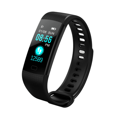 Fitness Tracker HR,Sport Activity Cool Tracker Watch with Heart Rate Monitor, Waterproof Smart Fitness Band with Step Counter, Calorie Counter, Pedometer Watch for Kids Women and Men