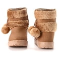 thumbnail image 2 of 1 par de botas de nieve para bebés, niños y niñas, botón Premium, suela blanda antideslizante, zapatos de cuna cálidos para primeros pasos para niños pequeños Ormromra 221826-5, 2 of 6