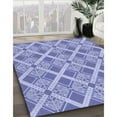 thumbnail image 3 of Ahgly Company Machine Washable Indoor Rectangle Transitional Blue Angel Blue Area Rugs, 2' x 3', 3 of 7