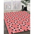 thumbnail image 2 of Ahgly Company Indoor Square Patterned Pastel Pink Area Rugs, 5' Square, 2 of 6
