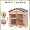 thumbnail image 2 of Outdoor Literature Exchange Box 20x14x19in, DIY Wooden Book Storage Cabinet, Free Library Kit for Community Book Sharing, 2 of 9