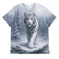 thumbnail image 5 of LAOLIUSN Funny Tiger Printed T-Shirt Animal Graphic Tee Shirt，S-4XL, 5 of 7