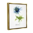 thumbnail image 4 of Stupell Industries Minimal Thistle Flower Botanical & Floral Painting Gold Floater Framed Canvas Art Print Wall Art, 25 x 31, 4 of 10