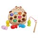 thumbnail image 1 of Clasificador de formas de apilador rompecabezas juguete Montessori clasificación formas geométricas juguete Peg Gato Sunnimix juego de pesca, 1 of 8