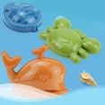 thumbnail image 4 of Juego de 9 juguetes de playa para niños, moldes de arena, pala, cubo de playa, viajes al aire libre, juguetes de arena para playa, 9 Uds., 4 of 7