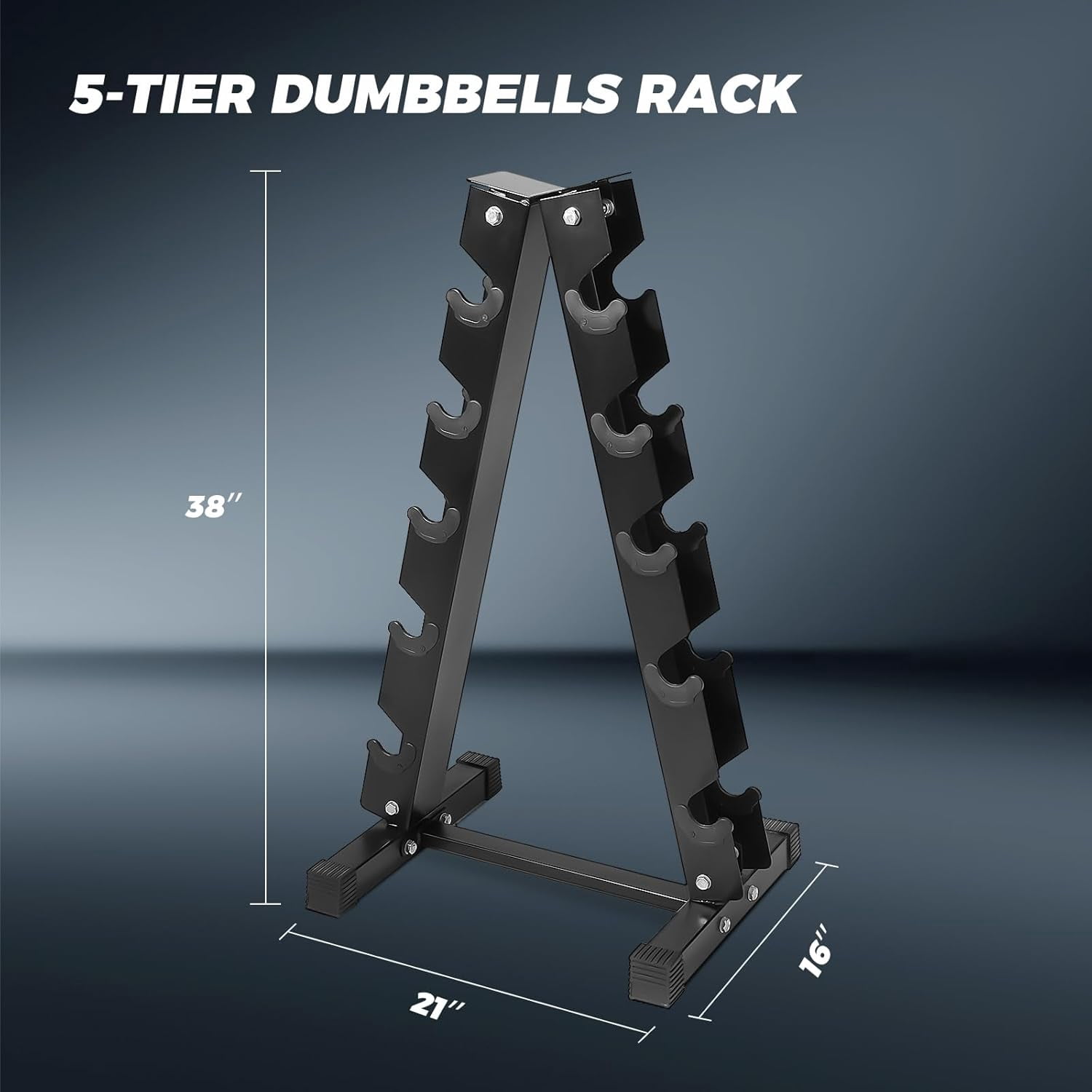 RitFit 300LB Rubber Hex Dumbbells Set with Optional Dumbbell Rack, Multi Weight Set to Choose, Ideal for Home Gym and Fitness