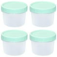 thumbnail image 2 of Salad Dressing Containers, 4 Pack*200ML Reusable Easy to Open Dressing, Condiment, Sauce, Dip Containers to Go With Leak-Proof Twist Top Lids, Bpa Free, Safe For Microwave, Freezer, Dishwasher, 2 of 5