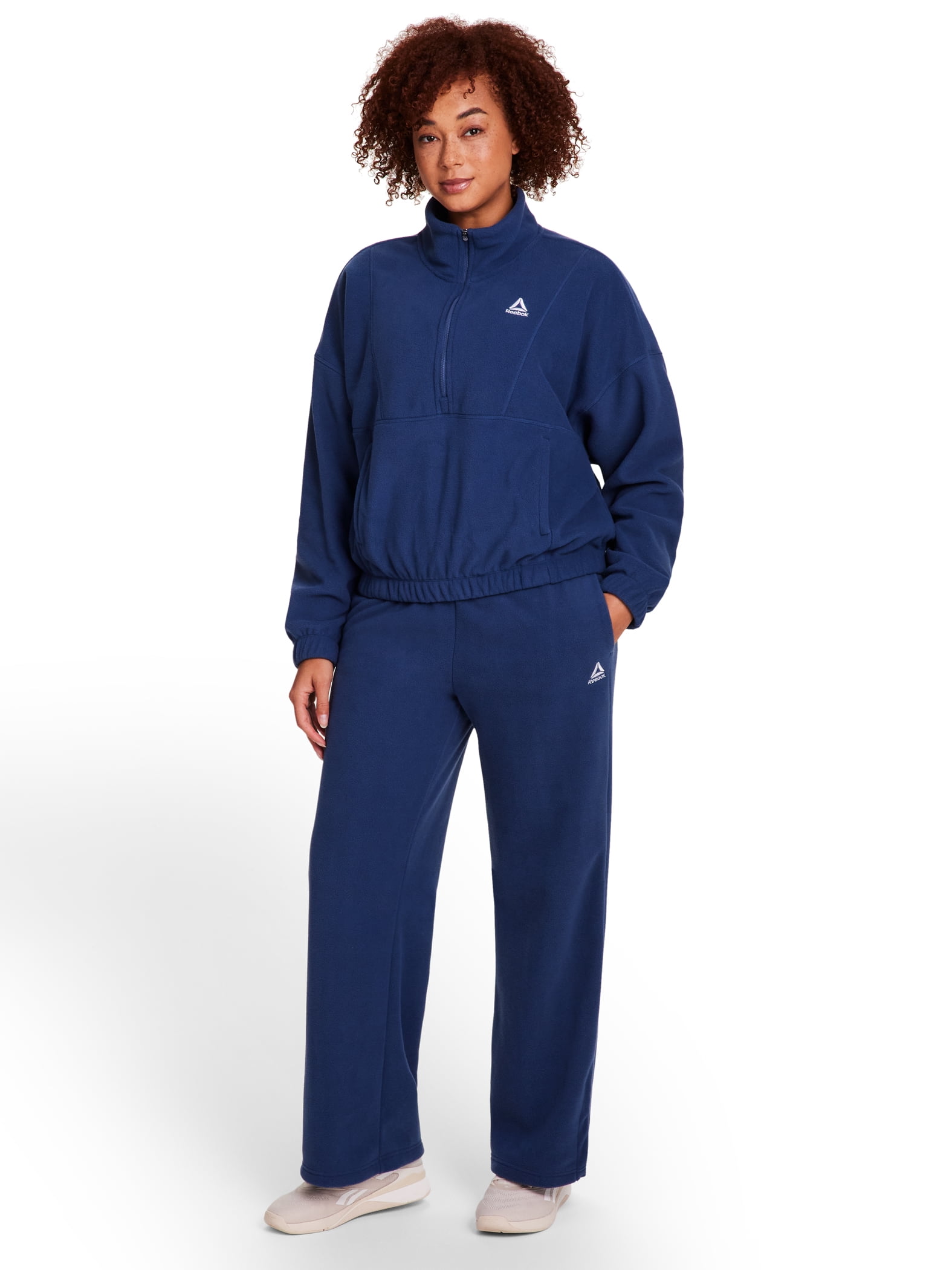 Reebok Women's and Women's Plus Reflection Cozy Wide Leg Pant, Sizes XS-4X