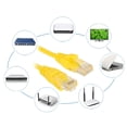 thumbnail image 5 of Sarapandan RJ45 1000M CAT5 Gigabit High Speed Ethernet Lan Network Yellow Patch Cable 2 meters, 5 of 7