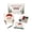 A001- Multicolor (Santa Claus), variant on Craft Kit for Adults with Sea Glass Beads and Wooden Display Stand, Festive Tabletop Art for Christmas Decoration and Holiday Crafting, Gift-Ready Christmas Ornament Storage Box