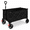 Dark Black, variant on Foldable Utility Wagon Cart, 220 lb Capacity Lightweight Collapsible Cart with Adjustable Handle for Grocery, Shopping, Garden and Camping