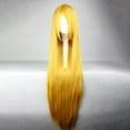 thumbnail image 2 of Unique Bargains Wigs for Women 39" Golden Yellow Wigs with Wig Cap, 2 of 6