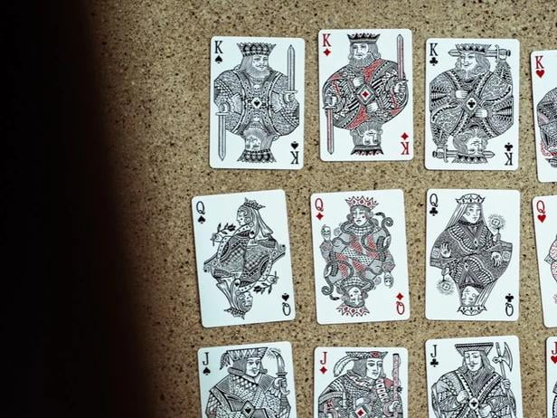 Blood Red Edition (V2 2019) Playing Cards by Joker and the Thief