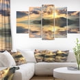 thumbnail image 1 of Hill Overlooking the Seaside Town - Landscape Canvas Art Print, 1 of 3