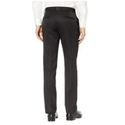 Kenneth Cole Mens Slim fit Dress Pants 38 / 32 Black