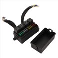 thumbnail image 1 of Caja de Relés de Fusibles para Automóvil de 12 V Caja de Relés y Fusibles Precableados con 4 Relés Fusibles ATC/ATO de 12 Vías Caja de Fusibles de Relé Sellada de 12 V, 1 of 5