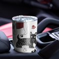 thumbnail image 4 of 30oz Scribble Dogs Tumblers Stainless Steel Tumbler with Lid and Straw,Vacuum Insulated Double Wall Travel Tumbler Cups Mug with Cleaning Brush for Coffee,Tea, 4 of 7