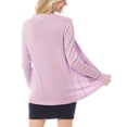 thumbnail image 5 of Made by Olivia Women's Casual Lightweight Long Sleeve Loose Soft Drape Open Front Crochet Cardigan Sweater, 5 of 5