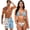 Crab Starfish Stripe, variant on Couple Swimsuits Matching Set Fun Skeleton Swimsuit Women 2 Piece Bikini Mens Bathing Suits Board Shorts Halter String Triangle Top with Cheeky Bikini Bottom Couples Bathing Suits