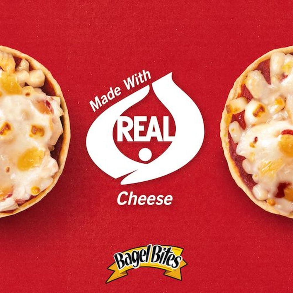 Bagel Bites Three Cheese Pizza Snack, 7 Ounce -- 8 per case