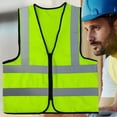 thumbnail image 2 of Chaleco Reflectante Seguridad Chaleco Reflectantes para Trabajadores Conductores (modelo Con Cremallera), 2 of 6
