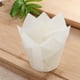 thumbnail image 2 of 100 envoltorios para cupcakes, capacillos con forma de tulipán, para muffins, pasteles y recuerdos de fiesta, color blanco, 2 of 7