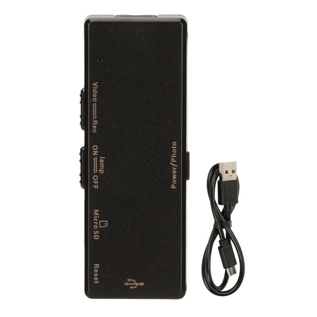 Mini cámara corporal 1080P, grabadora de vídeo portátil recargable con detección de movimiento y luz para aplicación de la ley