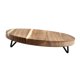 thumbnail image 4 of Soporte de pedestal de madera, soporte de exhibición de bandeja decorativa para decoración de , de pedestal redondo, para mostrador, decoración, 4 of 8