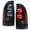 Smoky/Red Lens-Strip LED, variant on PIT66 LED Tube Tail Lights Lamps Fit For 05-15 Toyota Tacoma LH+RH Side Black/Smoked