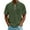 Army Green, variant on Half-Zip Mens Breathable Casual Solid Color Short Sleeve Collar Shirts Tops S