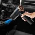 thumbnail image 1 of Fiudx Liquidación de ahorros de verano Aspiradora de coche con potente succión, miniaspiradora para grietas, limpiador de teclado, recargable por USB, 1 of 7