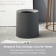 thumbnail image 3 of Cubo de basura blanco moderno redondo de 8 litros de Waste Basket Primo Supply, 3 of 7