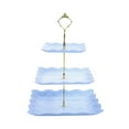 thumbnail image 3 of Kmbangi Creative Three Layers Cake Stand Party Wedding Snack Cupcake Plate, 3 of 9